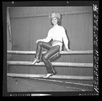 Pat Koren  Miss Rodeo America in Russ Taylor Chaps