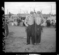 George Myren & George Moak (Clown outfits, dressed alike)