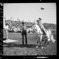 Clint Walker (Chetenne Bodie) presenting awards & etc.