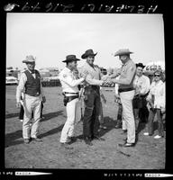 Clint Walker (Chetenne Bodie) presenting awards & etc.