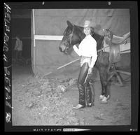 Pat Koren  Miss Rodeo America in Russ Taylor Chaps