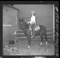 Pat Koren  Miss Rodeo America in Russ Taylor Chaps