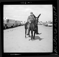 Wilbur Plaugher on horse