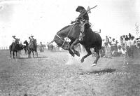 Cecil Henley on "Buster Brown", Sheridan Rodeo