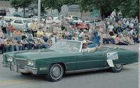 Parade, downtown North Platte, Miss Nebraska Kristin Lowenberg