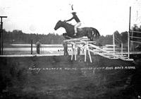 Tommy Cropper Riding Broad Jump, King Bro's Rodeo