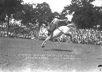 Lonnie Rooney on "Billy the Kid" Ardmore Rodeo