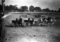 Chariot race King Bro's Rodeo. Alexander City, Ala.