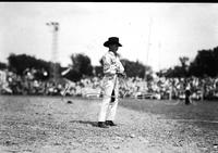 Bobbie Clack Spinning Three Ropes Ark-Okla Rodeo