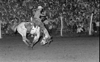 Amateur bronc rider Jerry Penwell