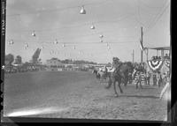 Unidentified pic by Helen  "Saddle bronc riding"