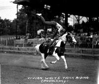 Vivian White Trick Riding
