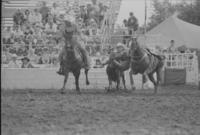 Sam Duvall Steer wrestling