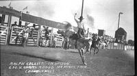 Ralph Collier on Spider Geo. V. Adams Rodeo Memphis Fair