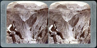 Down the Granite Gorge of the Colorado (1200 ft. deep) from Pyrites Point, Grand Canyon of Arizona