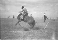 R. O. Reynolds on "Bar Kee" Sheridan, Wyo.