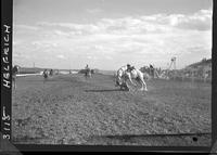 Bill Clark off Saddle Bronc