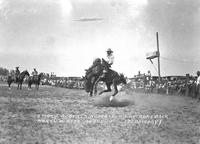 Smoky Roberts Roberts Riding Bareback North Platte Round-Up