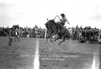 Slats Jacobs on "Rose Bud" Sayre Rodeo