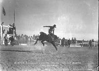 Blackie Russell Leaving "Socko" Tucson Rodeo