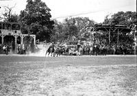 Jim Whiteman Bulldogging Sidney Iowa Rodeo