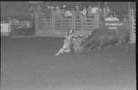 Rodeo clowns, Viers, Burnham, Burney, & Anderson, Bull fighting