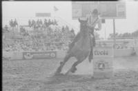 Patsi Wolfe Barrel racing