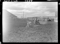 C.T. Jones Calf Roping