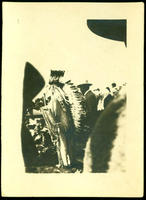 Blackfeet Indian in traditional clothing at tribal gathering