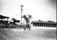 Geo Bilby Leaving "Red Fox" Sidney Iowa Rodeo