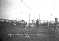 Roy Quick Bulldogging, Wewoka,  Rodeo