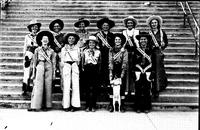 [Possibly Eleven Queens from rodeos in Oklahoma]