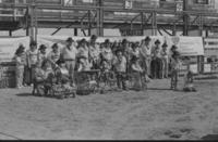 Unidentified group with children