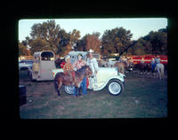 Kathy Crowe, unidentified Rodeo clown, & Young Boy