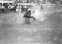 Alvin Gordon Bulldogging Sheridan Rodeo