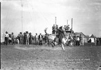 Opal Wood on "Rawlins Grey" Free State Fair Muskogee, Okla.