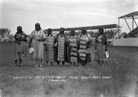 Women of the Assiniboine Tribe Wolf Point, Mont.