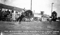 Doc Blackstone Riding Bareback, Geo. V. Adams Rodeo Memphis Fair