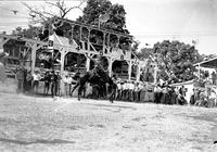 Iva Dell Draksler on "Bad Roades" Sidney Iowa Rodeo