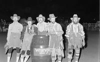 Unidentified Wrangler Rodeo clown Bull fighters