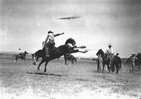 Tuffy Combs on "Grass Hopper" Burwell Rodeo