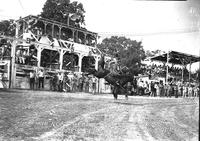 Kid Fletcher on "Black Beauty" Sidney Iowa Rodeo