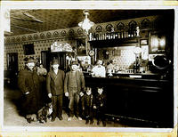 Saloon scene photograph