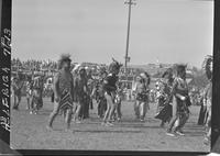 Indian Young Men War Dance