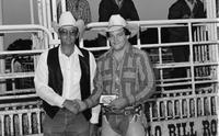 Derek Clark 1st in Saddle Bronc riding