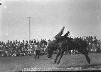 Ned Ferraro Leaving "Chain Foot" Pampa Rodeo