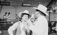 Unidentified Cowboy & Duane Peters
