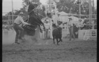 Mike Johnson Calf roping