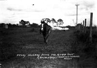 Peggy Murray Doing the Stand Out, Compton-Hughes Rodeo