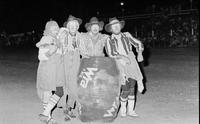 Rodeo clowns, group